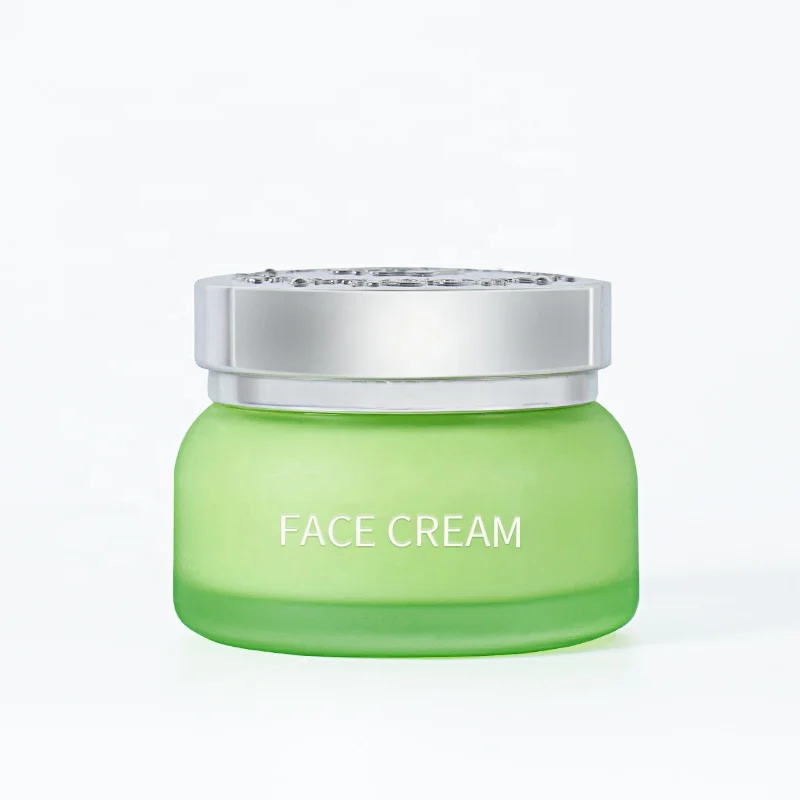 Private Label Custom Green Tea Aloe Vera Skin Brightening Moisturizing Anit Acne Face Skin Care Set