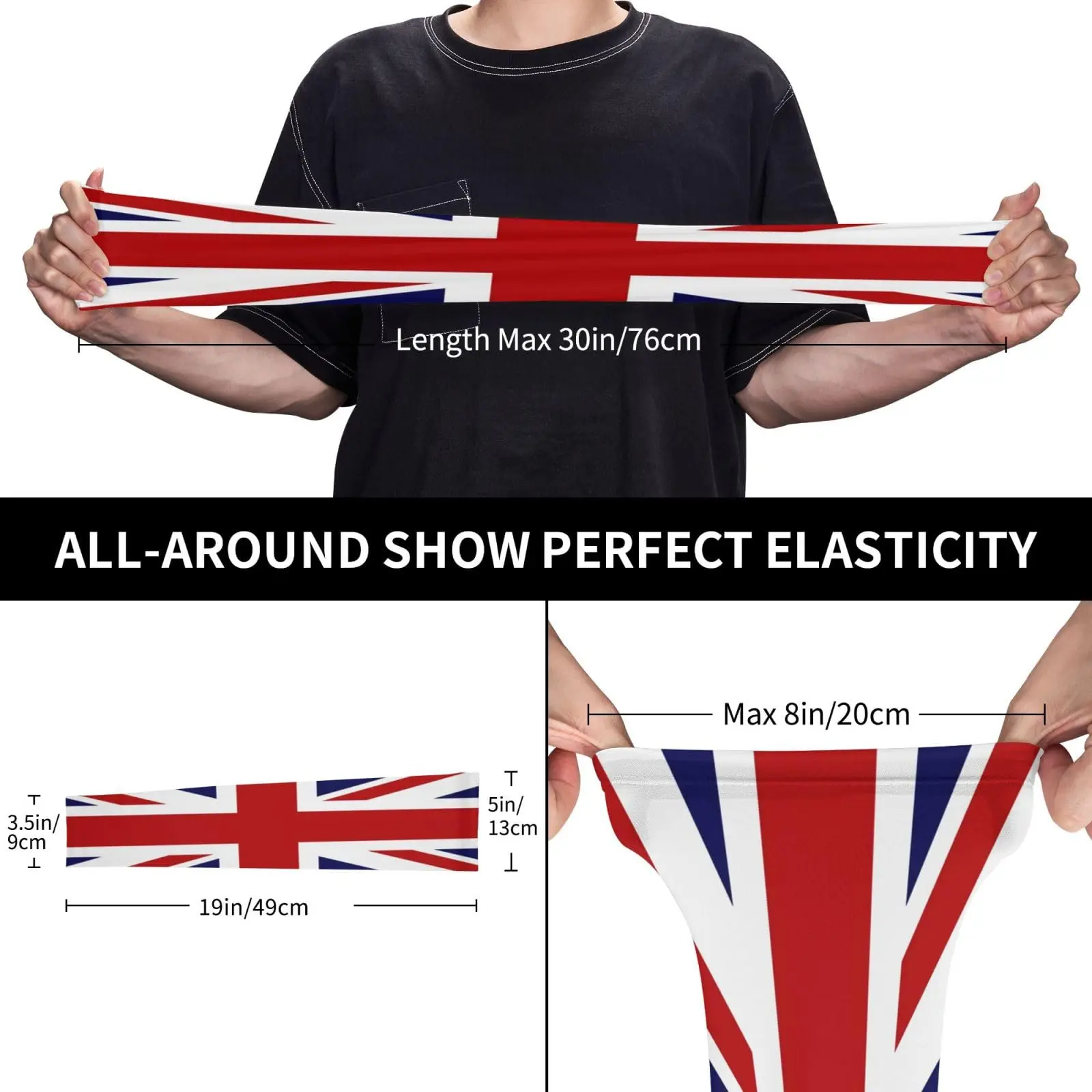 FQC Uk Flag Arm Sleeves EVA Arm Sleeve Protection for Men Basketball