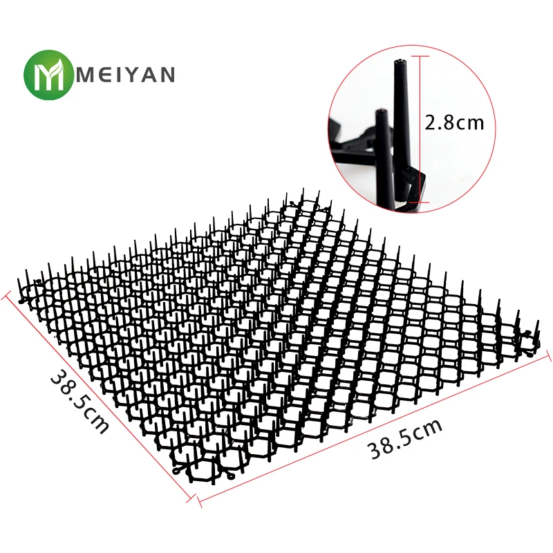 Outdoor and indoor anti cat and dog PP plastic cat scat mat