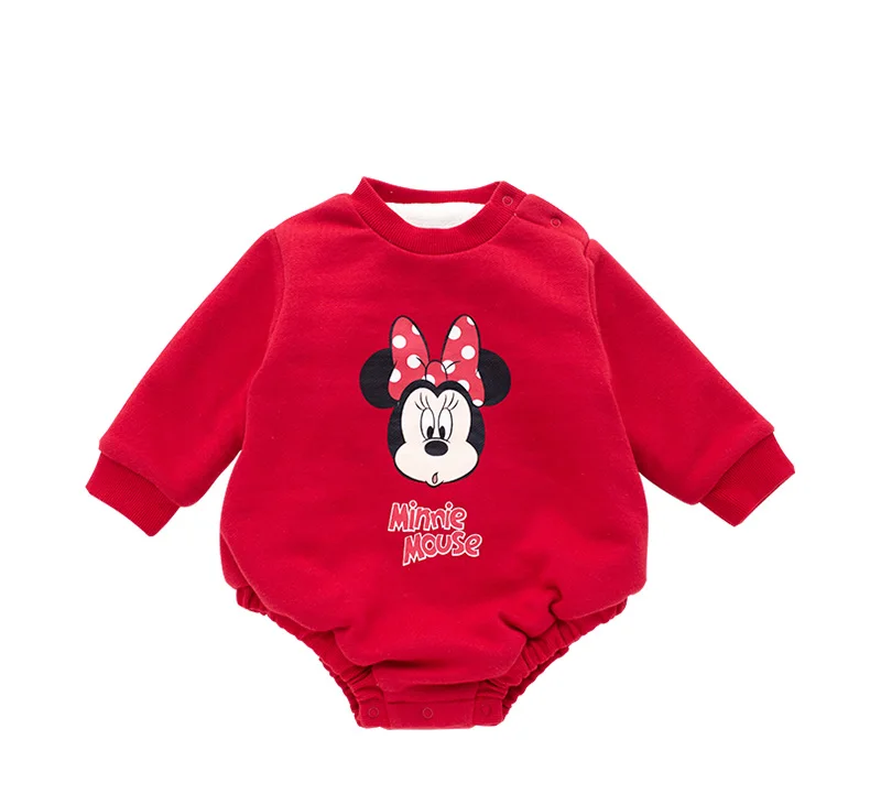 Factory price Wholesale Disneys Newborn Baby Girls Boys Clothes  long Sleeve Cotton Bodysuit Baby Romper
