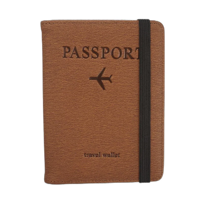 RFID passport cover passport bags family travel wallet with pockets certificate bags case booklet passport holder leather