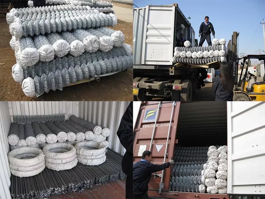 Customized Cyclone PVC Coated Wire Fence Diamond Wire Mesh Netting Panel Galvanized Industry Chain Link Fence