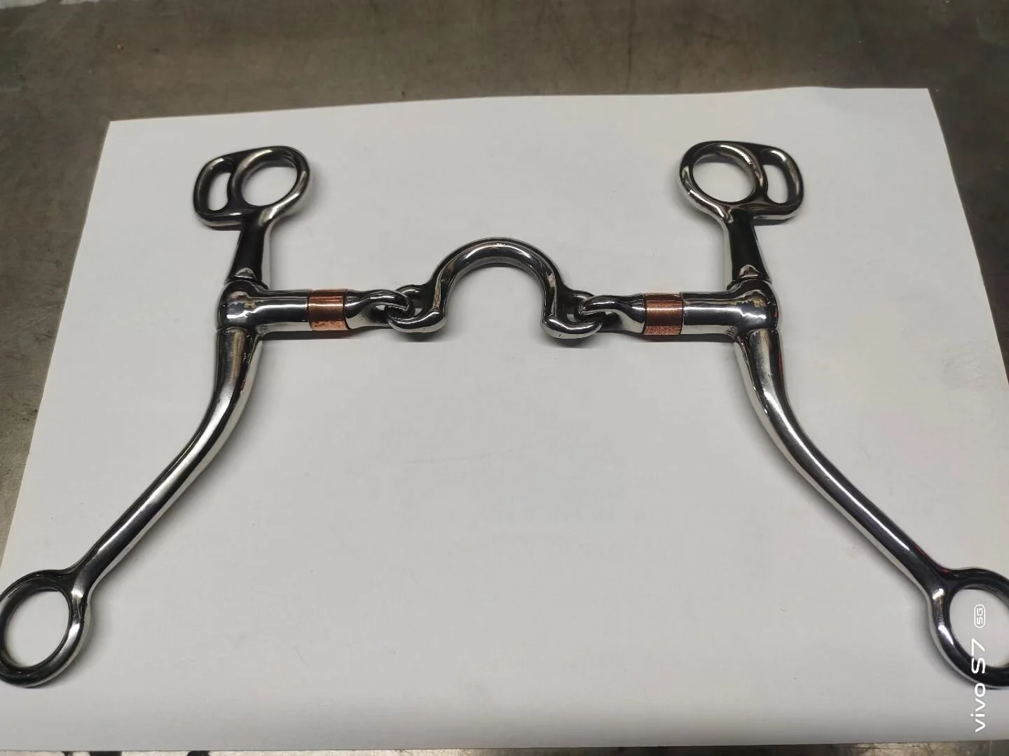 Horshi high quality horse bits stainless steel with chain English horse bits with cheap price