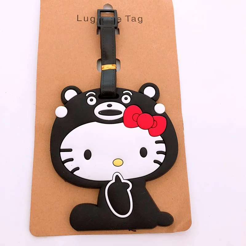Hello KT airplane luggage tag personalized luggage tag girl luggage tag