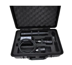 4*XHP35 LED 6000 lumen scuba diving flashlight underwater IP68 canister light