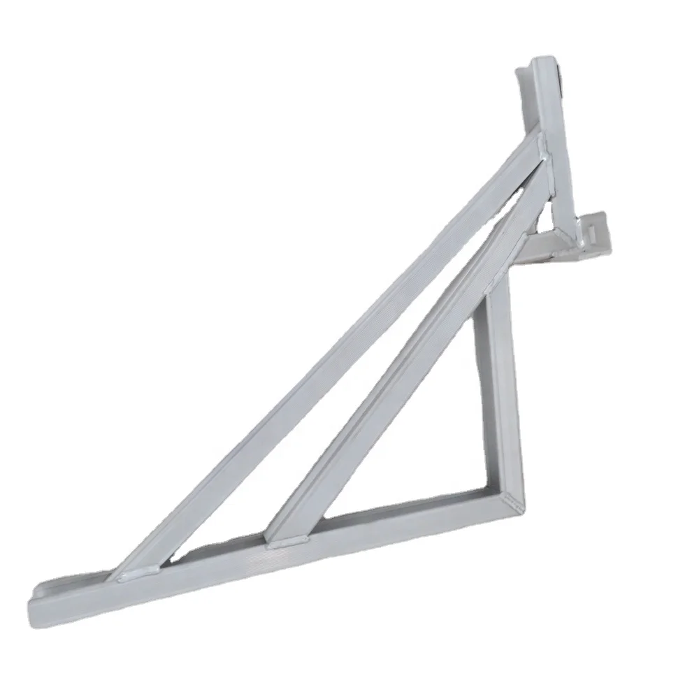 Factory directly HAVC AC wall bracket support L shape shelf holder aluminum welding outdoor air conditioner stand