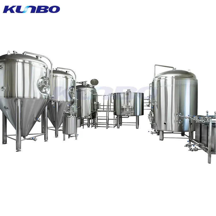 KUNBO 1000L Beer Brewing Equipment, Jacketed Conical Fermenter, Craft Brewery