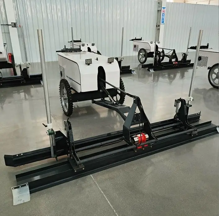 Automatic High Precision Concrete Screed Paver Vibrating Hydraulic Two-wheel Ground Laser Positioning Levelling Machine