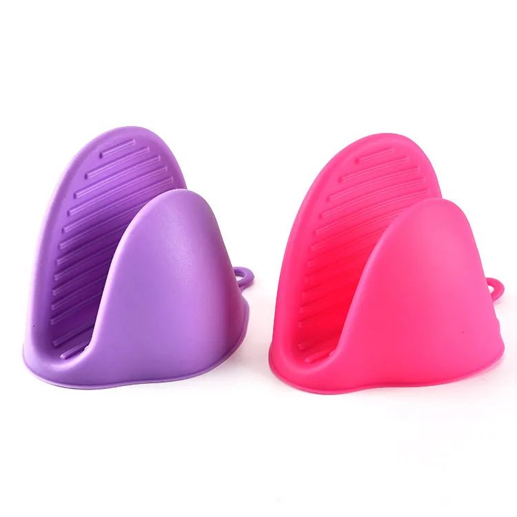 Best Selling Colorful Finger Hand Clip Heat Insulation Oven Mitt Hand Clip Baking  ToolsSilicone Anti-scalding