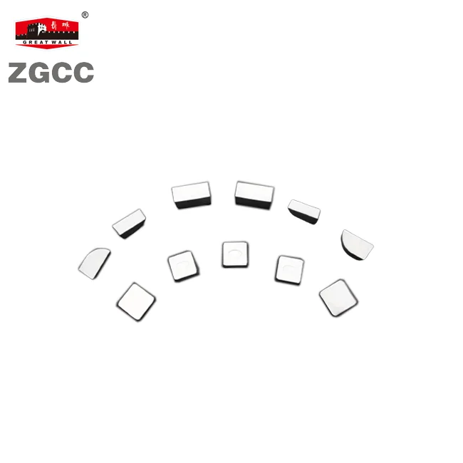 ZGCC zigong цементированный карбид, заводская цена и высококачественные Паяные вставки для резки