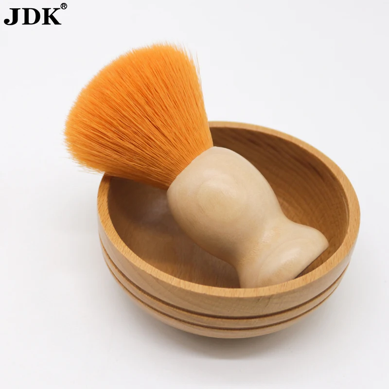 High Quality Men Barber Tool Badger Hair Vegan Shaving Brush Plastic Acrylic matte finish waist shape Handle beard brush groom