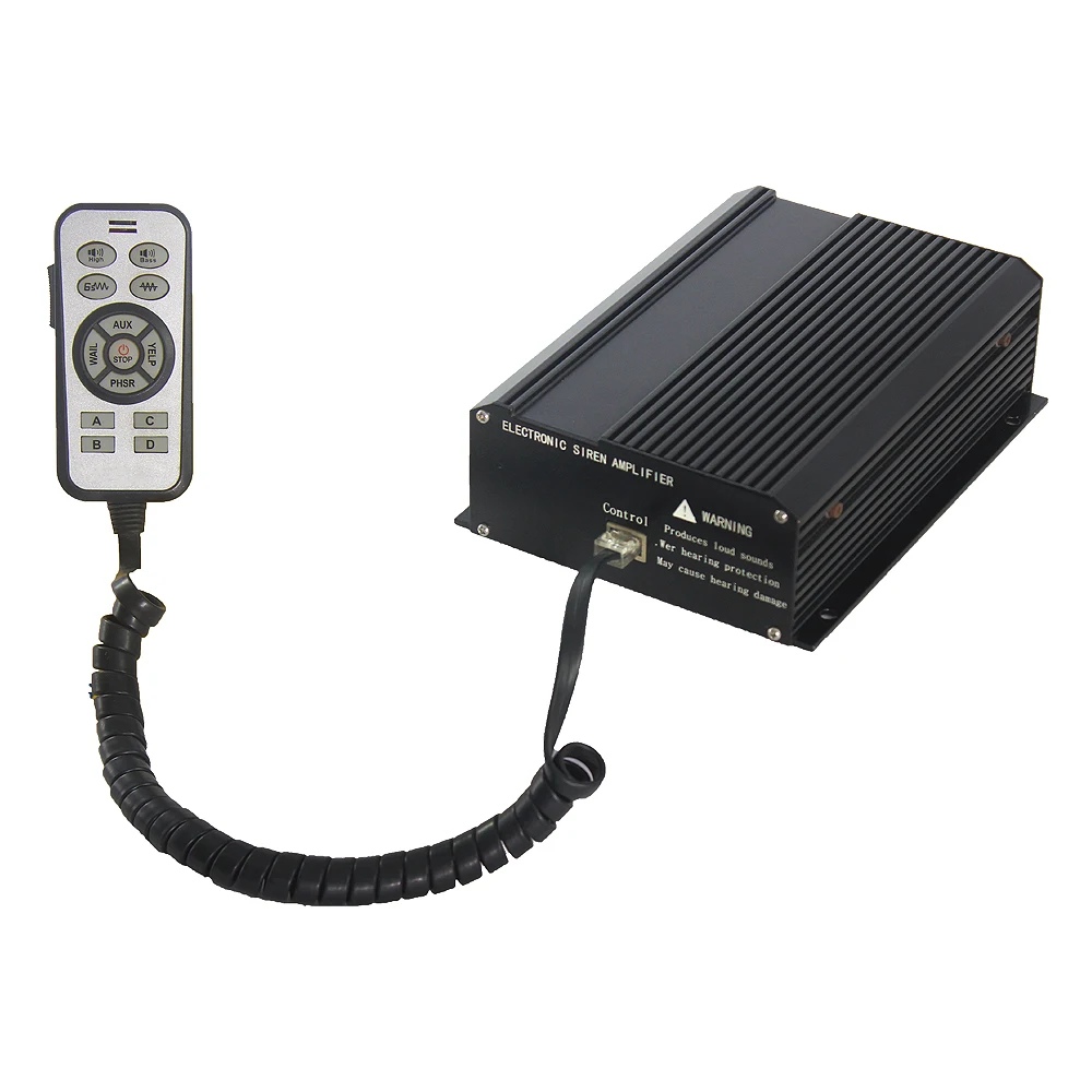 Factory Emergency Car Alarm Siren Ambulance Fire Truck Emergency Vehicle Alert Equipment Electronic Siren With Controller