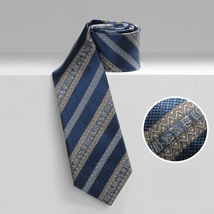Custom Logo Private Label Corbatas silk Necktie Men Ties Digital Printing Striped 100% Silk Ties with Gift Box