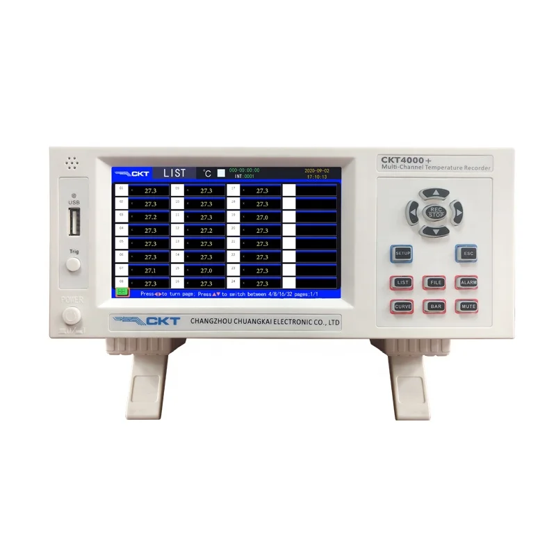 Регистратор температуры серии CKT4000 + бесбумажный регистратор цифровой измеритель