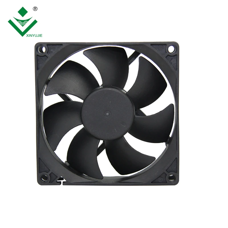 XYJ12B9225H 80000 hours warranty cooling fans 12 volt industrial machine cooler fan 9225 oil bearing dc fan with grill