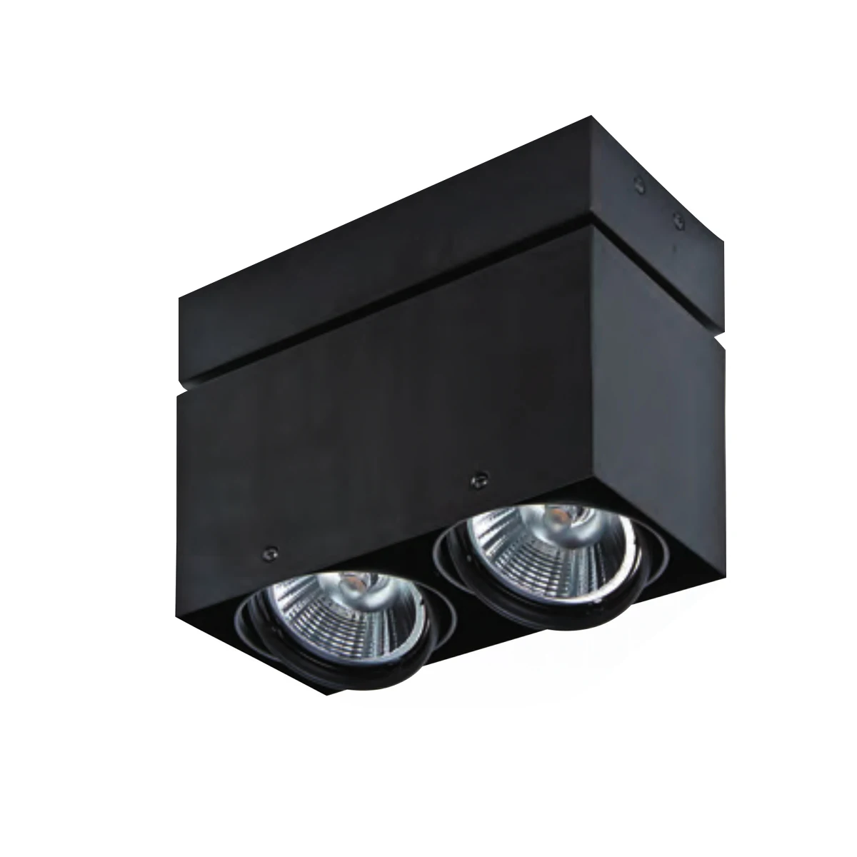 Factory direct provide black housing energy saving dimmable square led surface mounted downlight