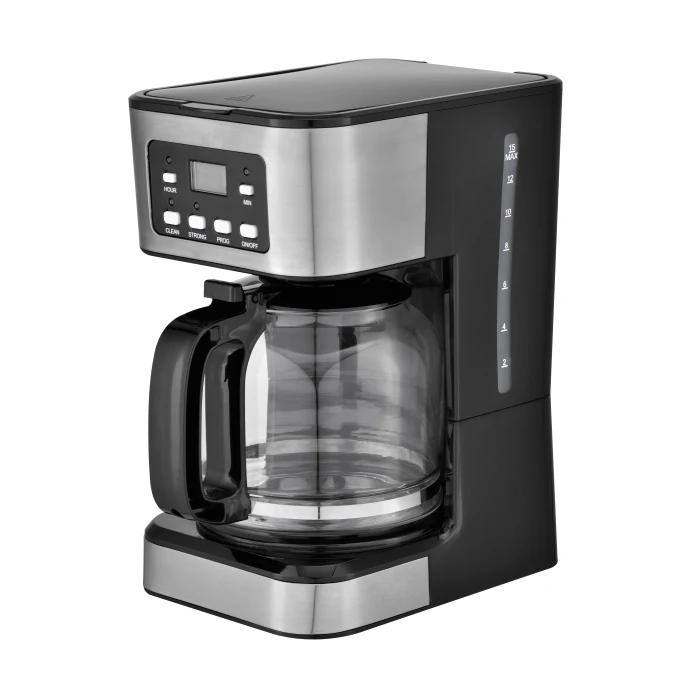 12 cups 15 cup  drip  timer Automatic   Drip Coffee Maker With Stainless Steel  Cafetera