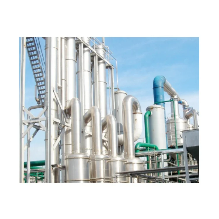 Industrial high efficient vacuum chiller jam concentrator forced falling rising film evaporator