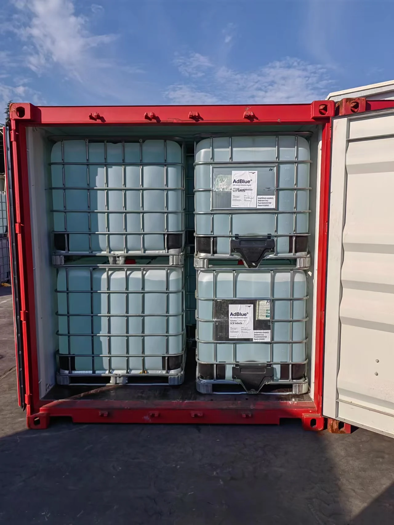 AdBlue Solution IBC Tank 1000L Liquid Urea for SCR Systems adblu