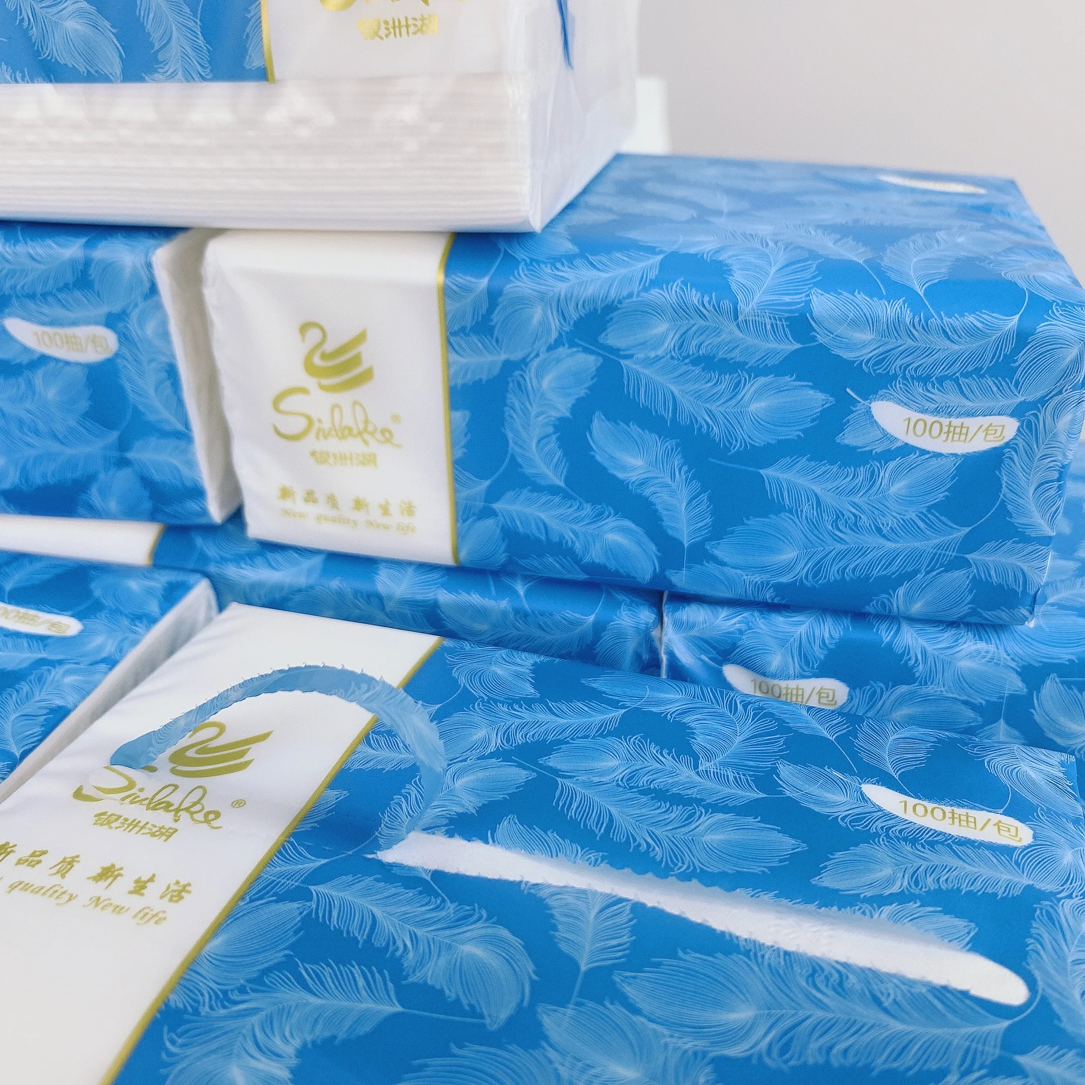 Hot Selling Wholesale Soft Pack Facial  tissue