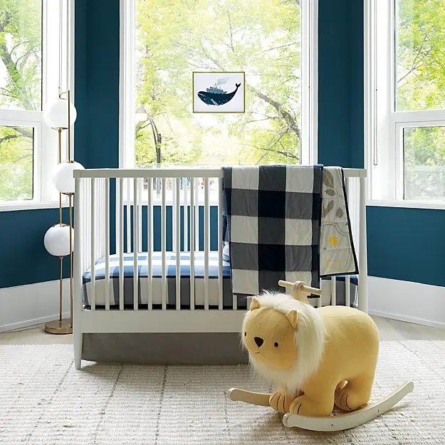 Factory direct supply baby cot solid wood bed  for Kids baby cribs SAMPO KINGDOM