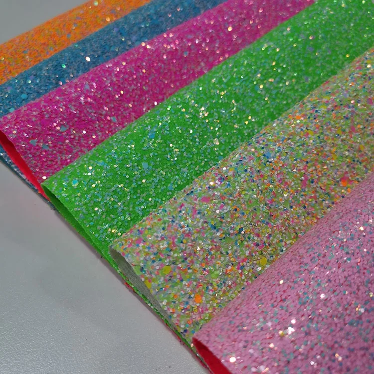 Hairbow shoes bags vinyl  bright 3D metallic sequin Hexagons grade 3 chunky glitter leather fabric