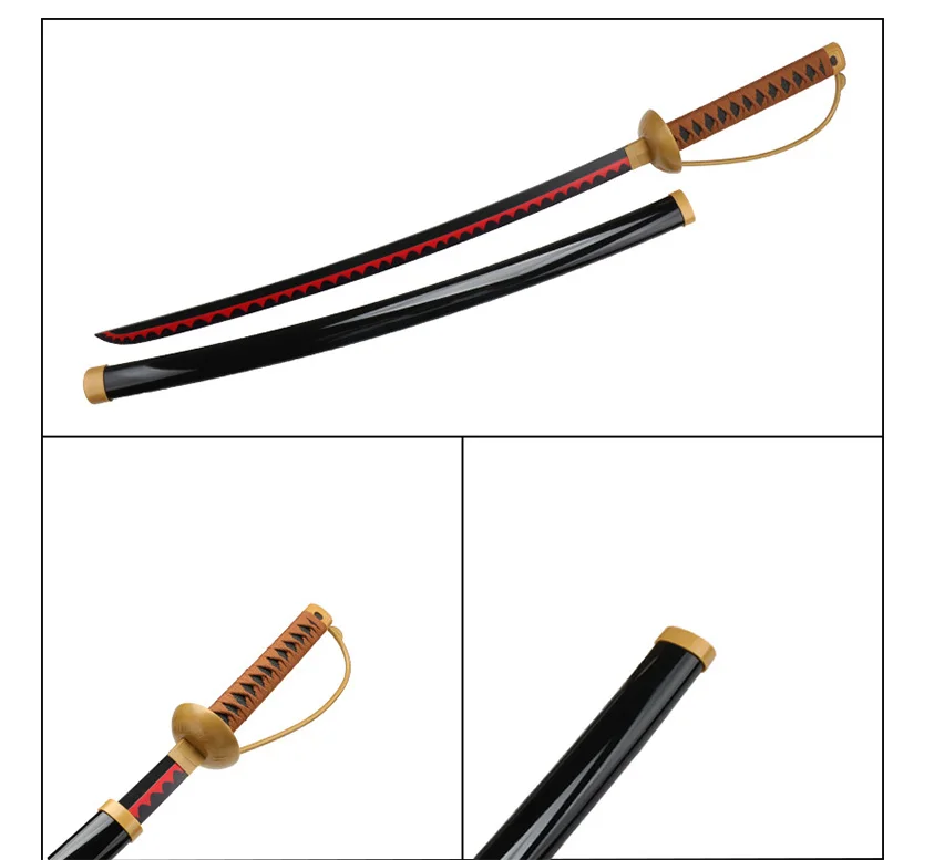 ONE PIECE Anime Cosplay Sword Wooden Katana Shanks Toys Cool  Real Ninja Samurai Swords