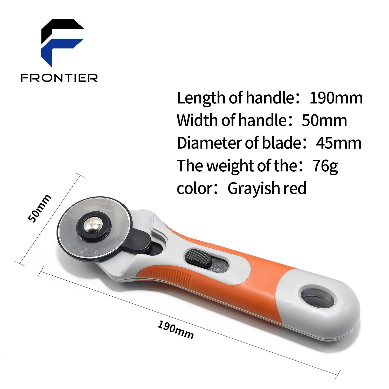 RTY45 Wholesale Fabric Leather Tools Safety  45mm Rotary Blade Cutter