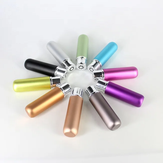 Hot Sale  Metallic Elegant Aluminium Blank Nasal Inhaler with cotton wicks