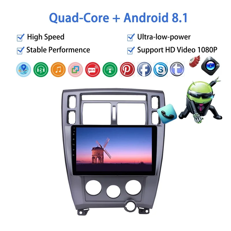  Новый продукт емкостный сенсорный экран видео WiFi Android автомобильное радио GPS IPS для Hyundai Tucson