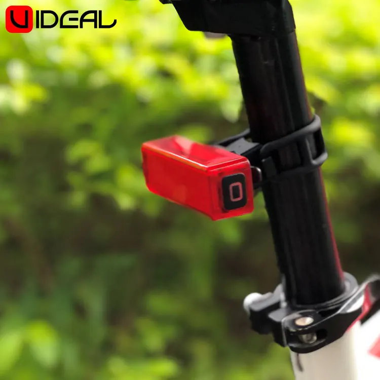 U-ideal Outdoor IP65 Waterproof Super Bright USB Rechargeable Bike Rear Light Bicycle Tail light