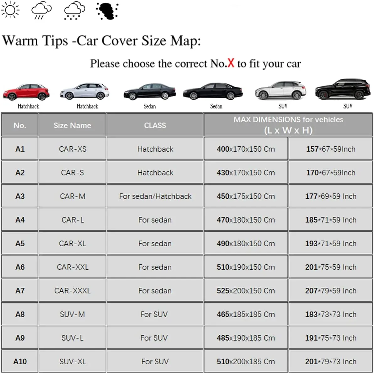 car cover waterproof all weather sun rain snow dust  outdoor heavy duty car covers for automobiles