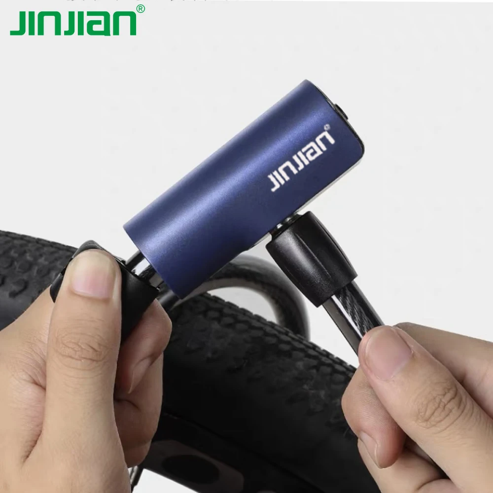 2023 Bike Accessory  Jinjian Bike Cable Lock New Design Welcomed Items 12x1200mm With Bracket