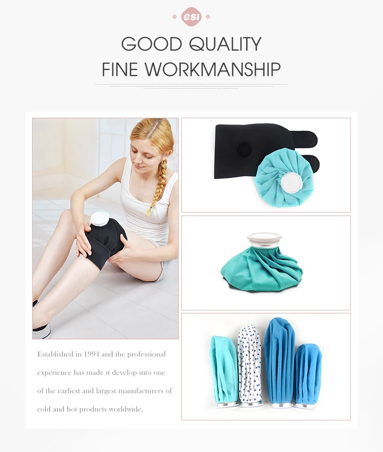 CSI high quality reusable medical freeze ice hot bag first add ice water cooling bag