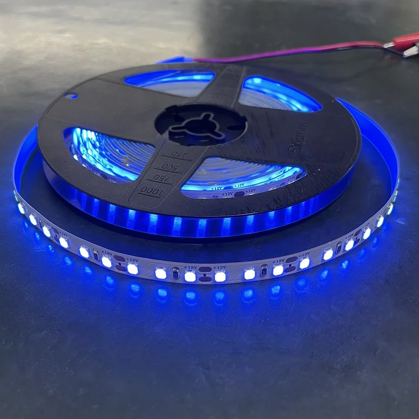 tira luz de led uv uva 12v 24v 10mm 365 460-480 380-410 nm 254nm 365nm blue led strip light