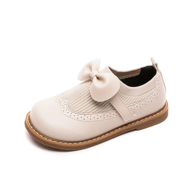  2020 New Fashion Children Princess Dance Shoes Kids Girl Dress Party Lovely Flats Casual Single Walkers Soft Slip-on