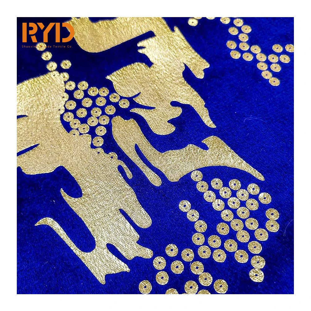 2022 Holland Velvet New Foil Polyester Knitting for Furniture and Upholstery Sofa Fabric