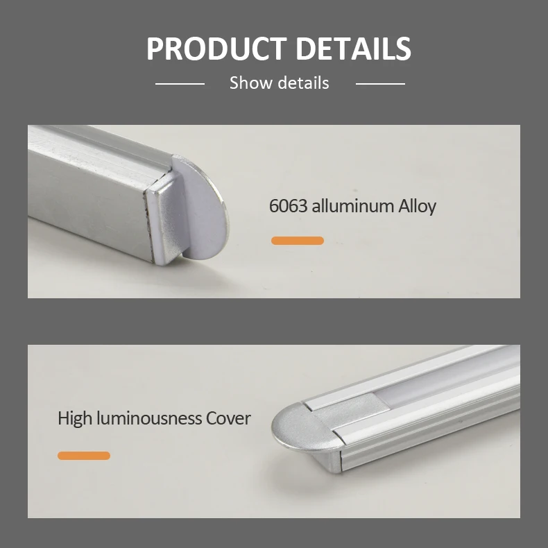 China Led Supplier Hot Sale Glass display showcase led light 30cm usb power strip usb led bar light