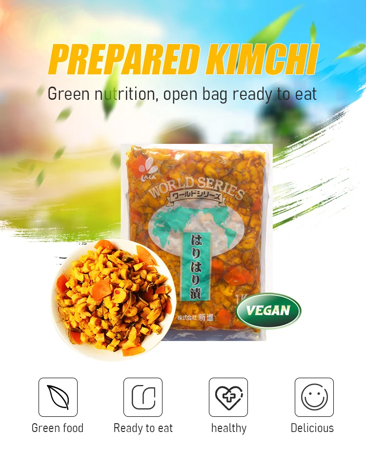 Korean Kimchi Delicious snack food export barrels of Korean kimchi radish pickled korean