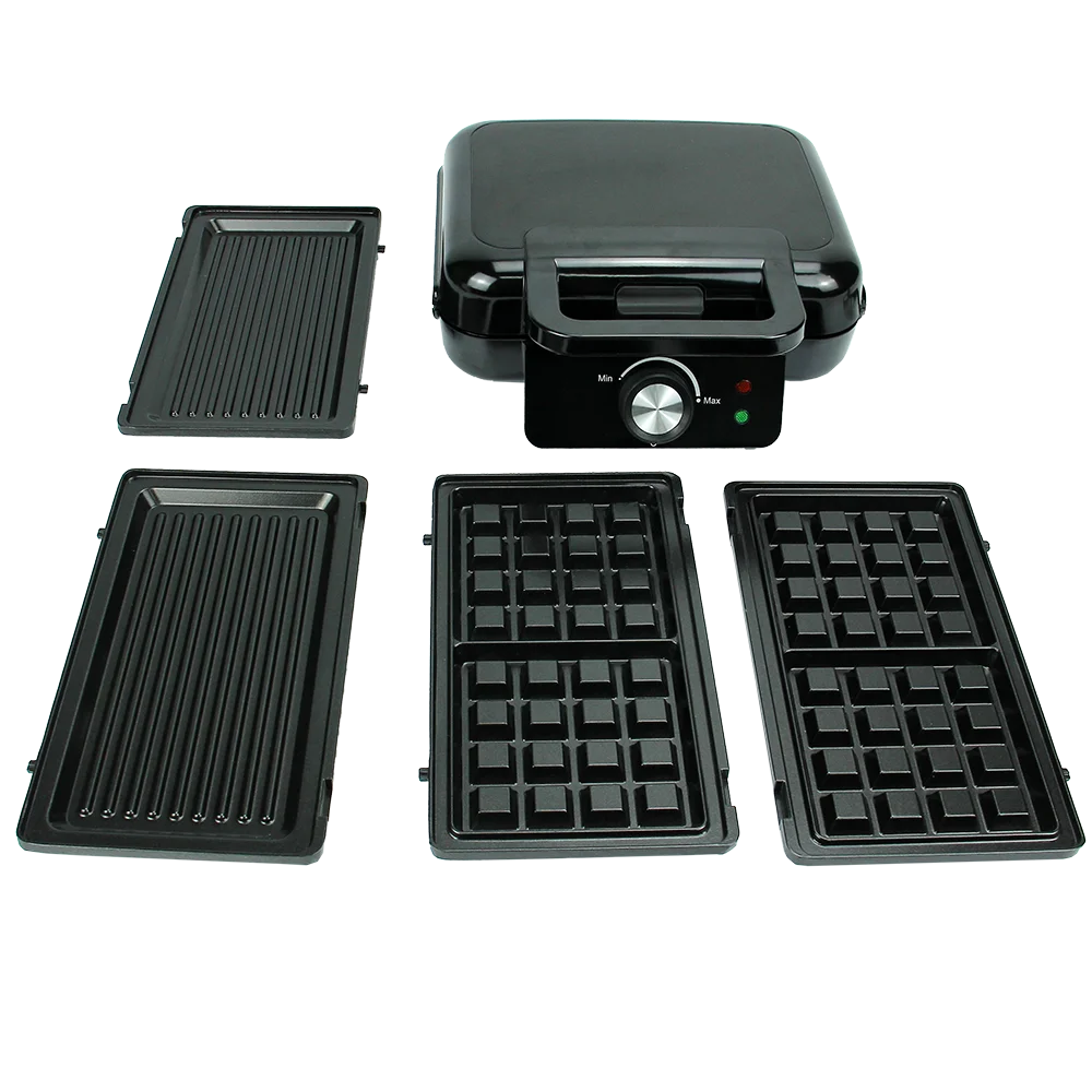 Hot home light food machine automatic thermostat removable and washable multifunctional 7 in 1 hot toast sandwich  waffle maker