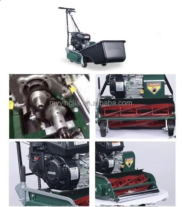 Gasoline 20inch Reel Mower Heavy Duty Lawn Trimmer Cylinder Mower