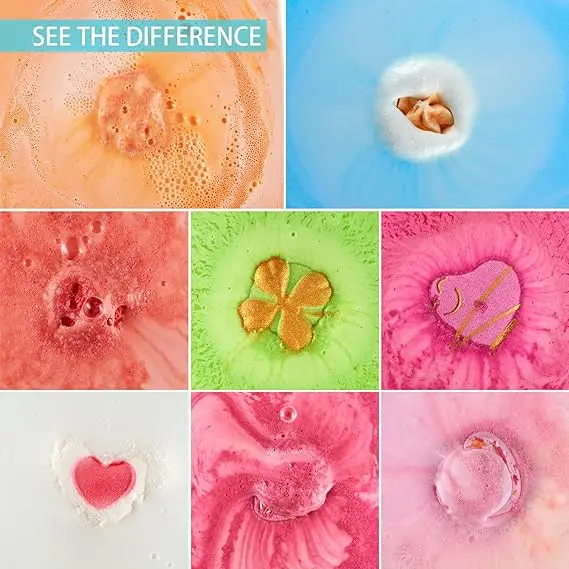 Factory Wholesale Bath Supplies Natural Products Bath Bombs Flower Clover bath salt packaging