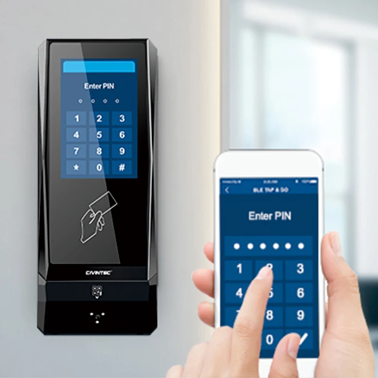 Wifi Cloud NFC Smart Card Keypad Reader Time Attendance System with Linux SDK API