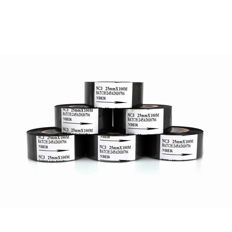 Black Hot Coding Foil / Hot Stamping Ribbon / Hot Foil Marking Tape for Food Carton PET Plastic Generic Products Generic