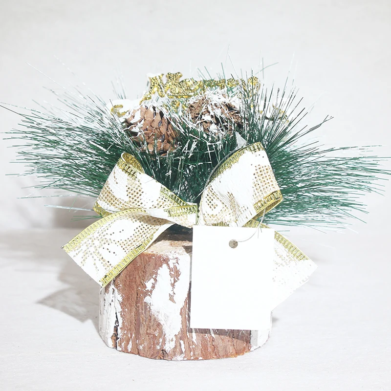 
Китайские персонализированные украшения белые 8 дюймовые металлические спиральные рождественские мини-елки 