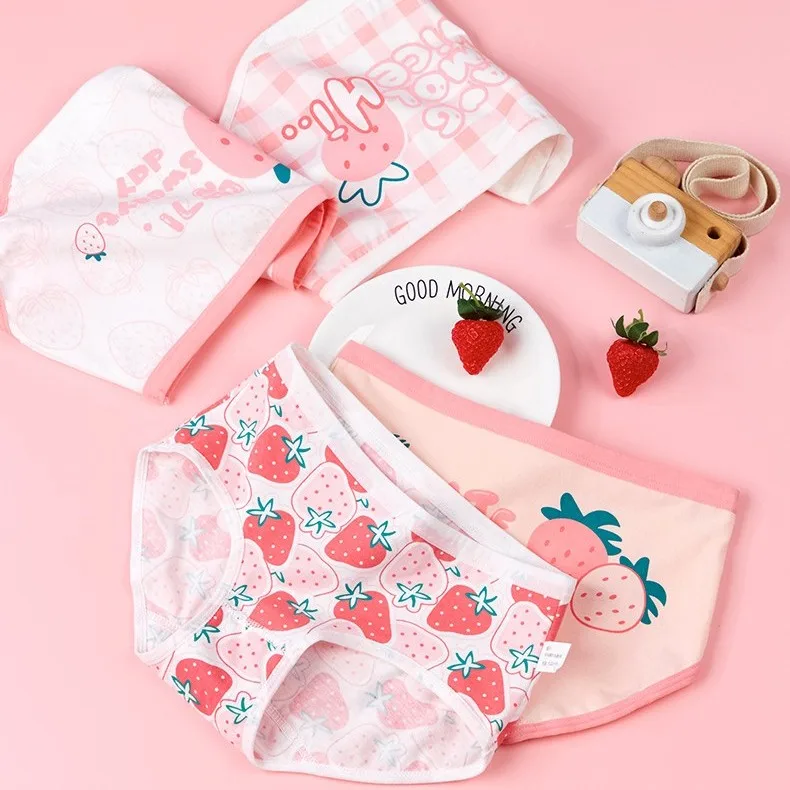 Children Underwear Kids baby Girls Cute Print Briefs cotton underwear for kids girls