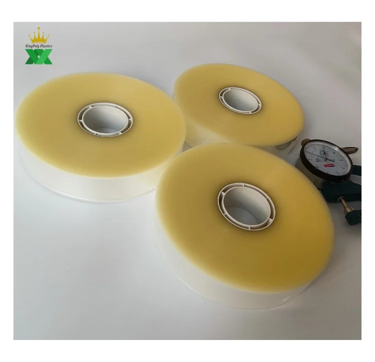 Hot melt OPP Strapping Material for Banding Machine Colorful OPP Bundling Tape Transparent Tape for Vegetable Bundling