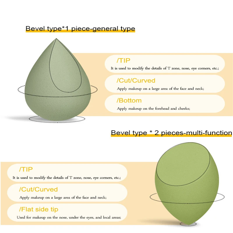 7 Pieces/Per Can  High-Value good air permeability Natural and fast makeup Drift bottle beauty egg canned puff