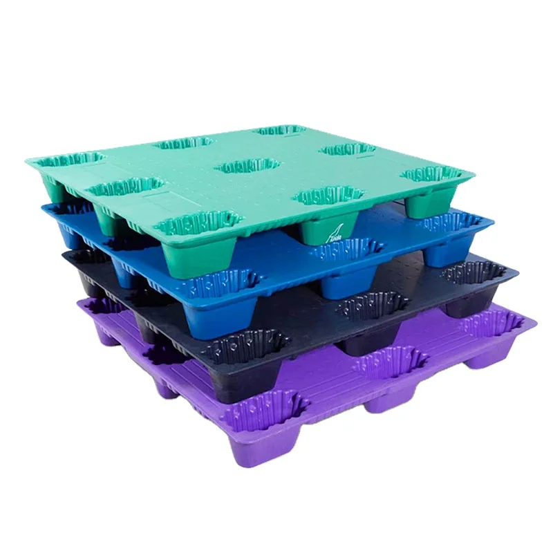 Wholesale Price HDPE Cargo Heavy Duty Export Pallet Quality Nine Feet Plastic Pallets