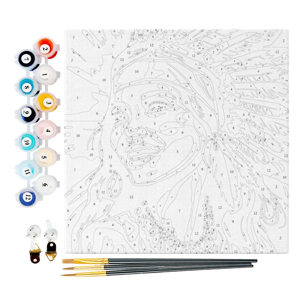 DIY Canvas Oil Painting For Kids Home Decor Digital Wall Painting By Numbers Wall Arts
